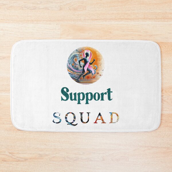 Item preview, Breast Cancer Warrior Support Squad Breast Cancer Awareness  designed and sold by Creat-Des.