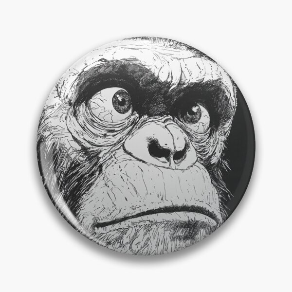 Item preview, Monkeying Around with Confusion: Quirky Primate Art for the Perplexed designed and sold by Ignorant-Artist.
