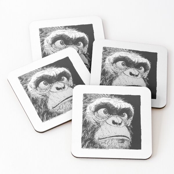 Item preview, Monkeying Around with Confusion: Quirky Primate Art for the Perplexed designed and sold by Ignorant-Artist.