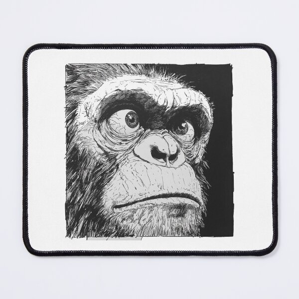 Item preview, Monkeying Around with Confusion: Quirky Primate Art for the Perplexed designed and sold by Ignorant-Artist.