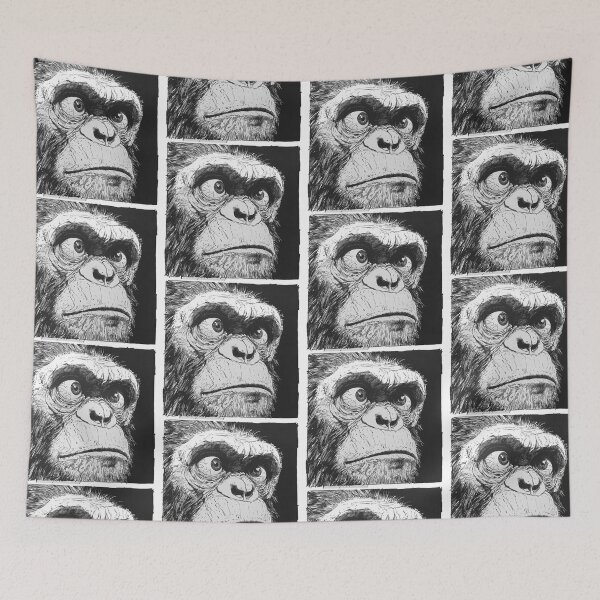 Item preview, Monkeying Around with Confusion: Quirky Primate Art for the Perplexed designed and sold by Ignorant-Artist.