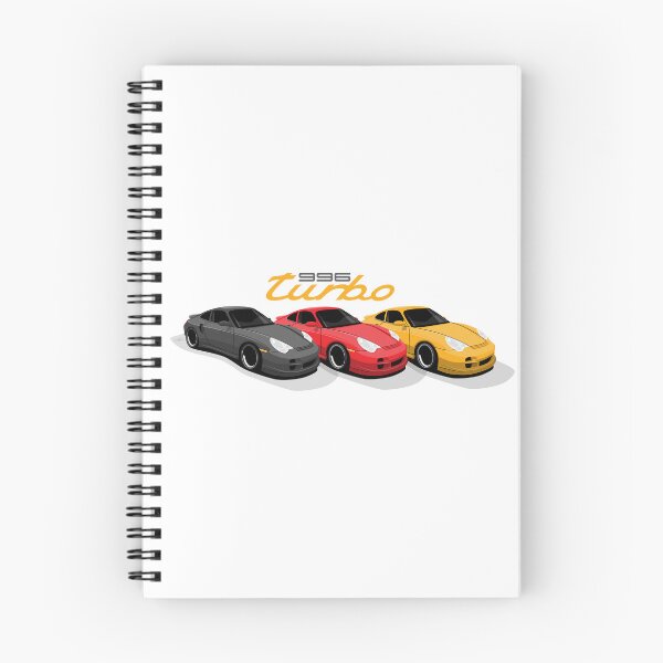 Artikelvorschau, Porsche 996 Turbo in deutschen Farben Abbildung entworfen und verkauft von blackdogshop.