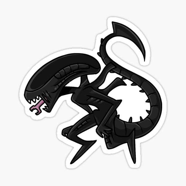 Item preview, Silly Alien Sticker designed and sold by JohnDrawStuff.