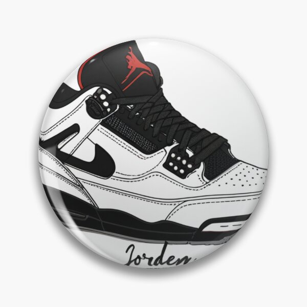 Item preview, Classic Black and White Retro Sneaker Illustration designed and sold by PRIME4YOU.