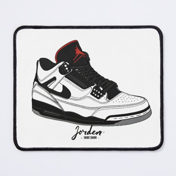 Item preview, Classic Black and White Retro Sneaker Illustration designed and sold by PRIME4YOU.