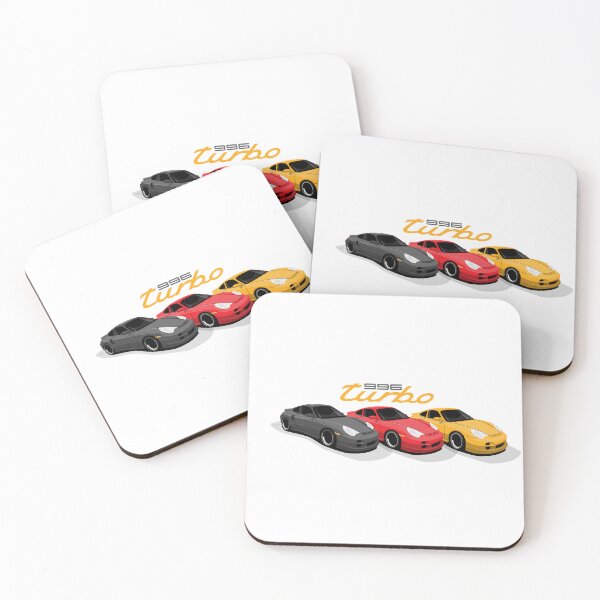Item preview, Ilustración del Porsche 996 Turbo en colores alemanes designed and sold by blackdogshop.