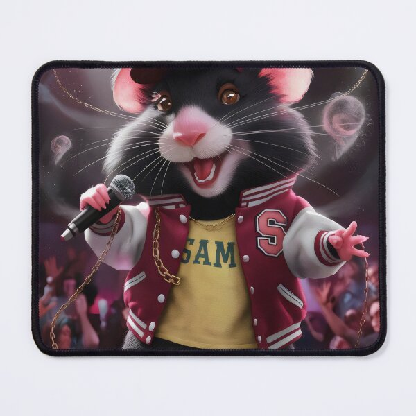 Item preview, Singing hamster on stage. designed and sold by MyHappyArtShop.