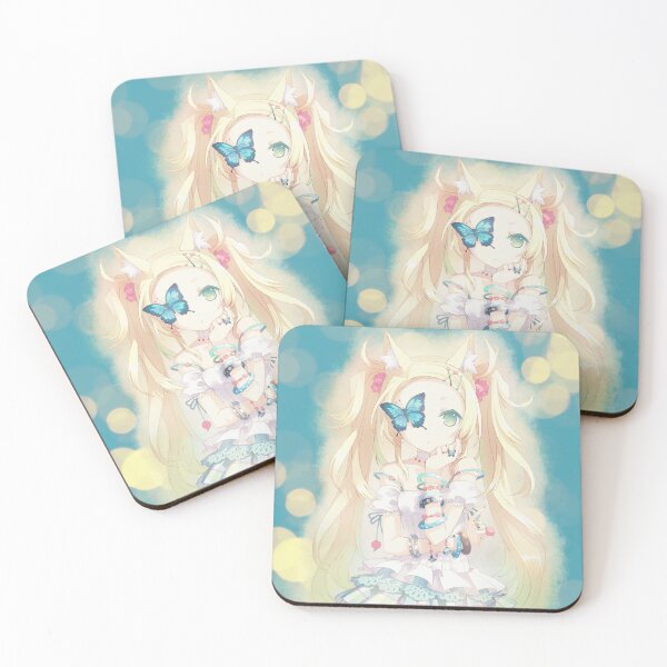 Item preview, "Cute anime girl with butterfly and playful style" designed and sold by ladylily9.