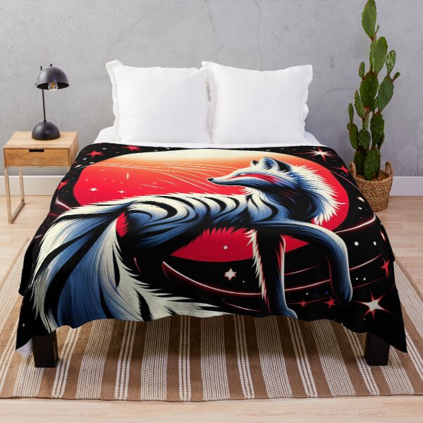 Item preview, Sun and Cosmic Fox with Stripes, Ai Generated Art designed and sold by ACC .