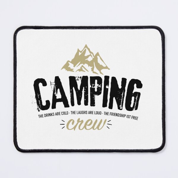 Item preview, Camping crew | Outdoor | Leisure | Festival designed and sold by wortwerk-design.