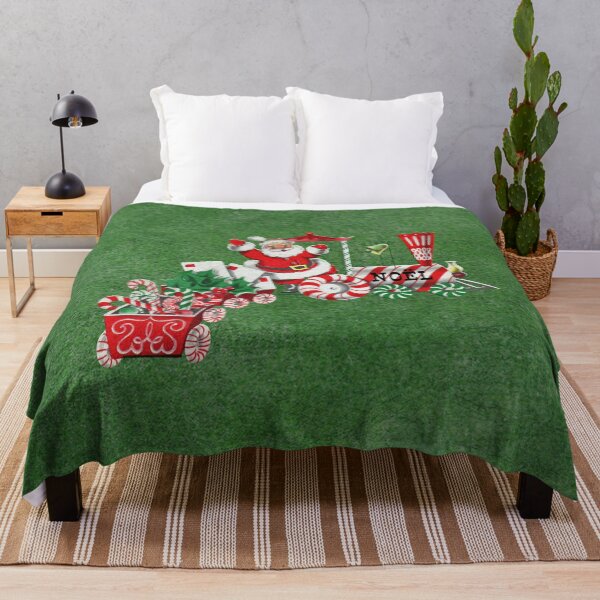 Item preview, Santa Claus on Peppermint Candy Train  designed and sold by DeerSpirit.