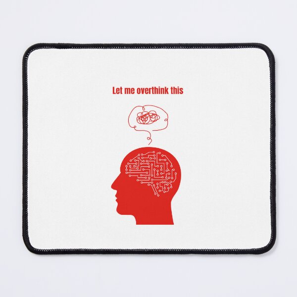 Item preview, Let Me Overthink This designed and sold by VintageArtByIda.