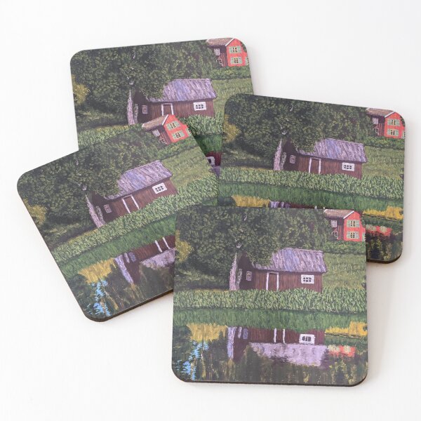 Item preview, Buildings Reflected in a Lake designed and sold by bethanyivy.
