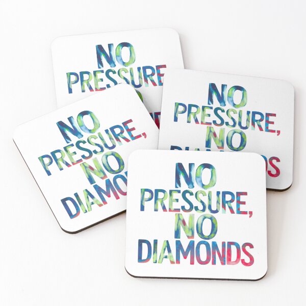 Item preview, No pressure, no diamonds designed and sold by nimmitrends.