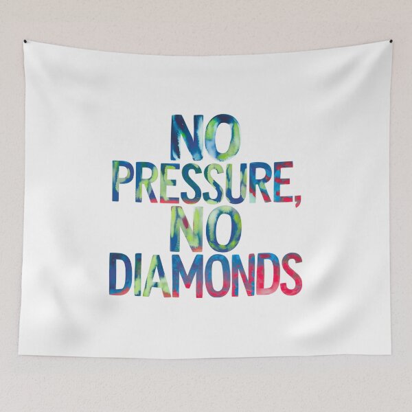 Item preview, No pressure, no diamonds designed and sold by nimmitrends.