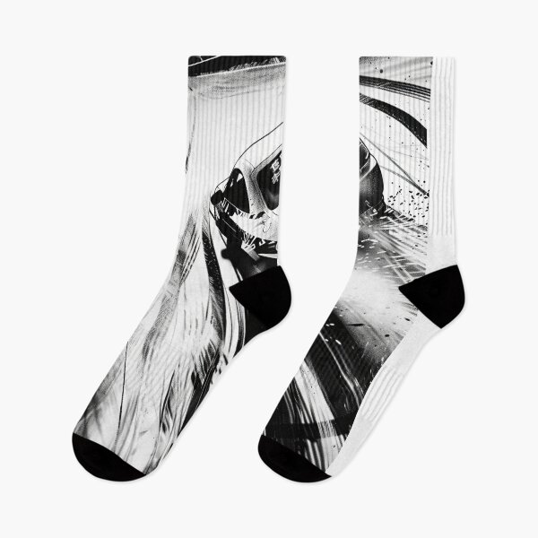 Item preview, Black-and-White Car Art Focused on Motion designed and sold by Piotrek0001.