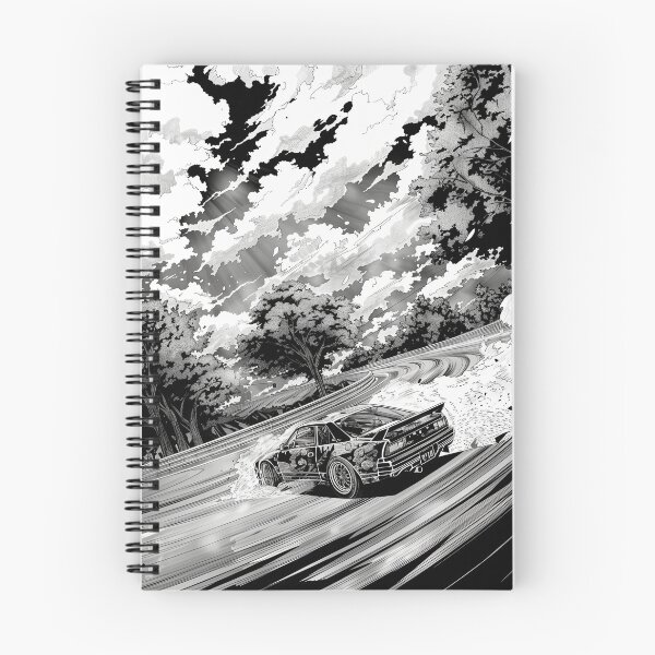 Item preview, Minimalist Car Drifts in Expressive Illustrations designed and sold by Piotrek0001.