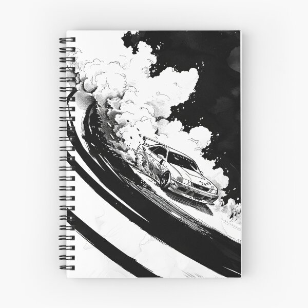 Item preview, Tire Mark Trails in Dynamic Car Illustrations designed and sold by Piotrek0001.