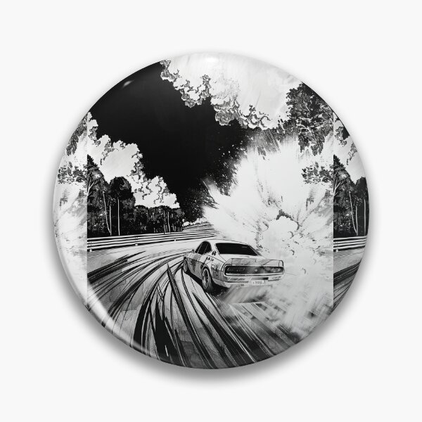 Item preview, Monochrome Car Art Highlighting Drift Techniques designed and sold by Piotrek0001.