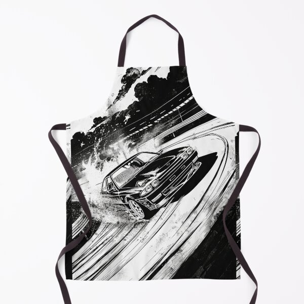 Item preview, Drifting Cars in Dynamic Black-and-White Art designed and sold by Piotrek0001.