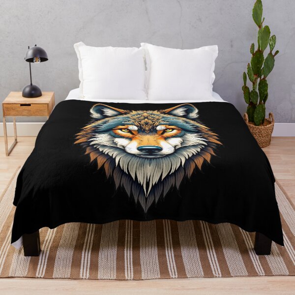 Item preview, Wolf Face Mandala Style Design designed and sold by GesparHouse.