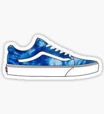 Old Skool Shoes Tie Die Sticker