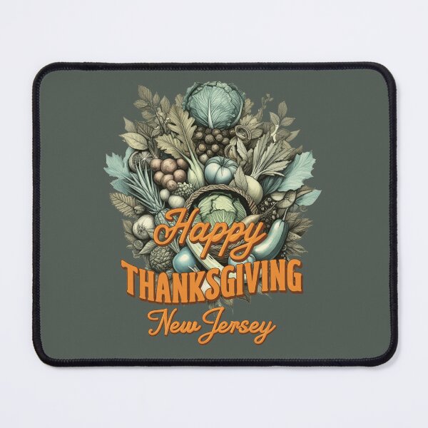 Item preview, Happy Vegan Thanksgiving New Jersey designed and sold by BlackCoralArt.