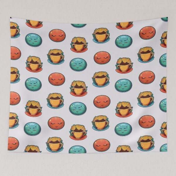 Item preview, Good Morning Vibes | Sticker Pattern | Retro Collection designed and sold by monkeybusiness.pt.