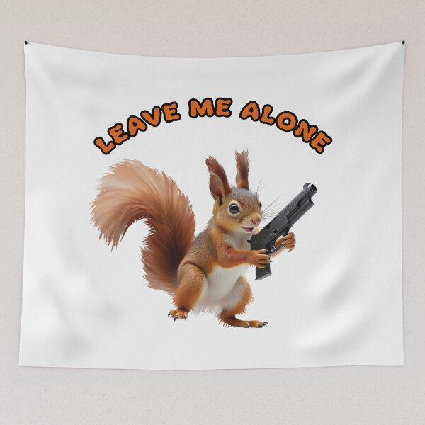 Item preview, Red Squirrel With A Gun | Funny Squirrel designed and sold by TeeARTHY.