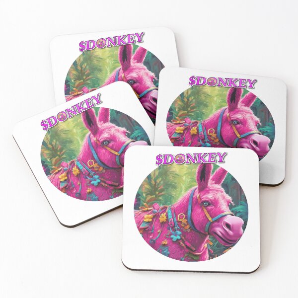 Item preview, PINK DONKEY_D4 designed and sold by DONKYCOIN.