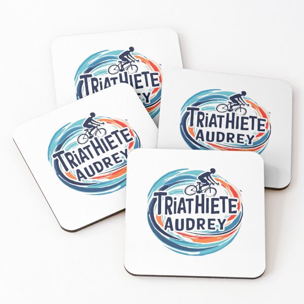 Item preview, Dynamic Triathlete Audrey - Swim, Bike, Run designed and sold by Triathlongram.