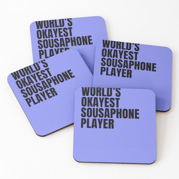 Item preview, World's Okayest Sousaphone Player - Black designed and sold by Cutsandsparks.