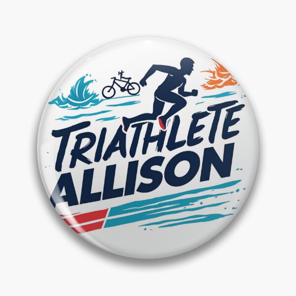 Item preview, Dynamic Triathlete Allison - Swim, Bike, Run designed and sold by Triathlongram.