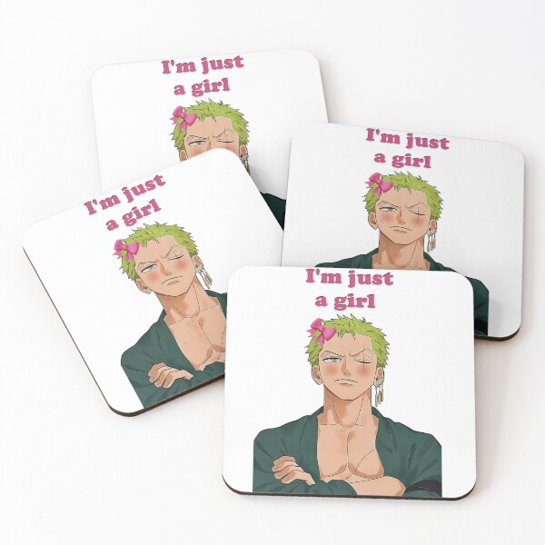Item preview, "Zoro ‘I’m Just a Girl’ Funny Parody – One Piece Fan Art designed and sold by Sisbam.