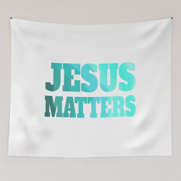 Item preview, Jesus Matters! Blue Wave Christian designed and sold by PMCreative.