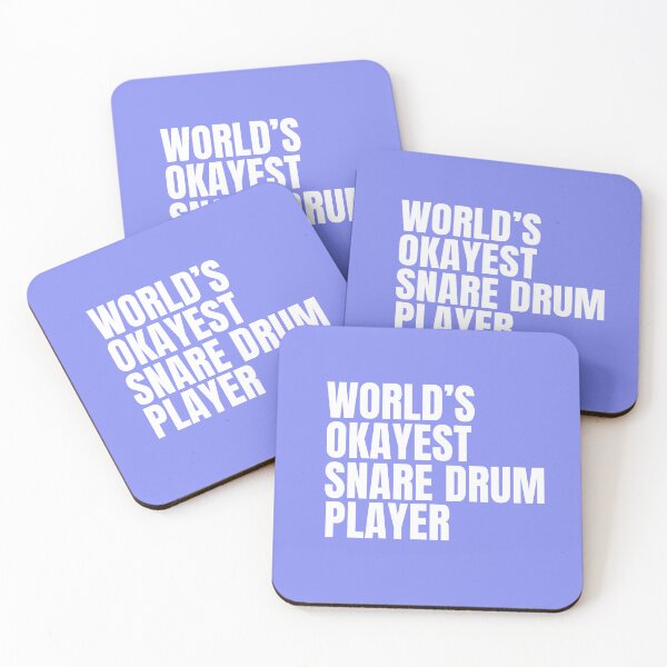 Item preview, World's Okayest Snare Drum Player - White designed and sold by Cutsandsparks.
