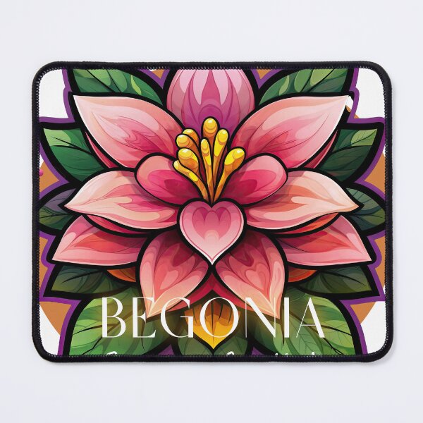 Item preview, Sticker T-Shirt Design Flowers: BEGONIA designed and sold by ForeverPrintsOK.