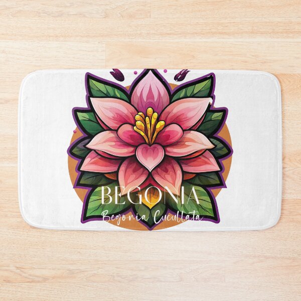 Item preview, Sticker T-Shirt Design Flowers: BEGONIA designed and sold by ForeverPrintsOK.