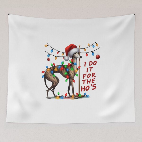 Item preview, Greyhound Christmas designed and sold by yunamaliskova.
