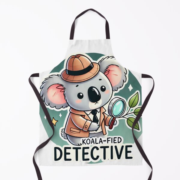 Item preview, Detective Koala with Magnifying Glass designed and sold by Koalangel.