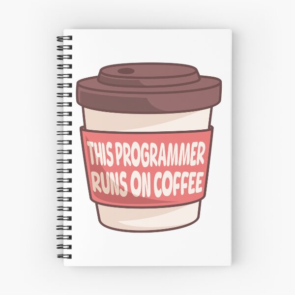 Item preview, This Programmer Runs On Coffee! Computer Science Coffee Pun designed and sold by PMCreative.