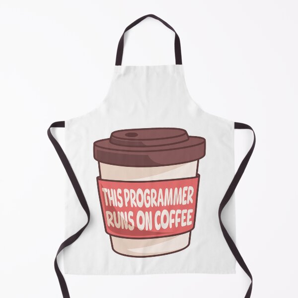 Item preview, This Programmer Runs On Coffee! Computer Science Coffee Pun designed and sold by PMCreative.