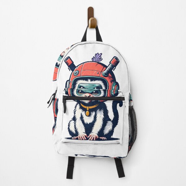 Item preview, Retro-Pop Silkscreen Portrait Of Monkey In Futuristic Helmet designed and sold by jasperDesigns.