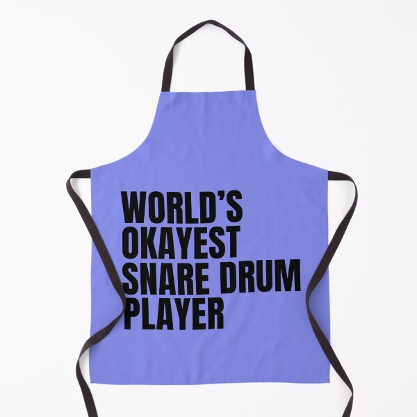 Item preview, World's Okayest Snare Drum Player - Black designed and sold by Cutsandsparks.