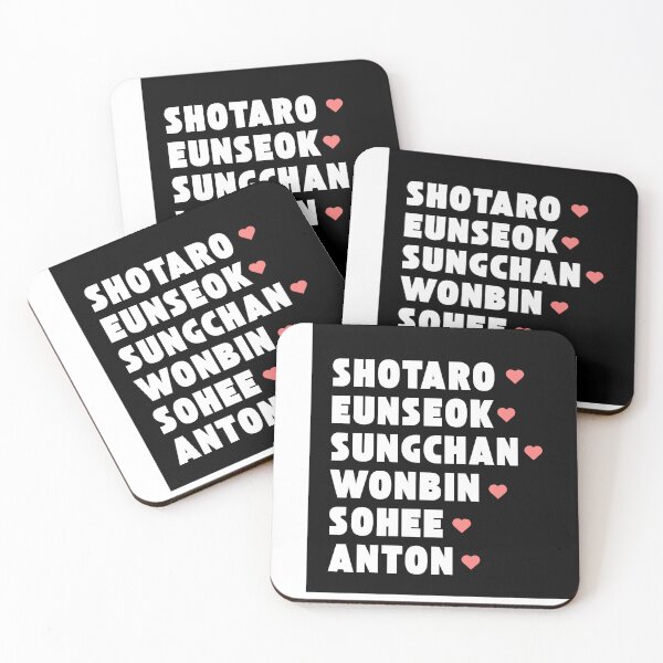Item preview, RIIZE with Member Names Kpop Group Design BLACK designed and sold by AJUNICE STUDIO.