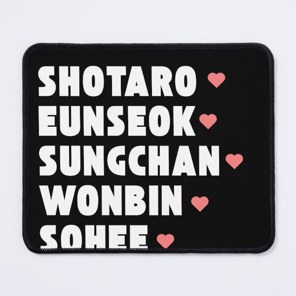 Item preview, RIIZE with Member Names Kpop Group Design BLACK designed and sold by AJUNICE STUDIO.