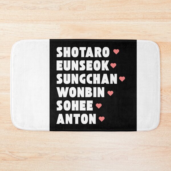 Item preview, RIIZE with Member Names Kpop Group Design BLACK designed and sold by AJUNICE STUDIO.