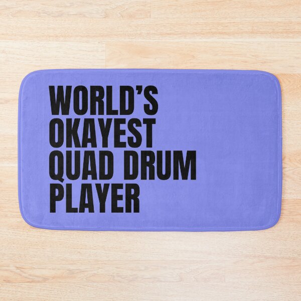 Aperçu de l'œuvre Le meilleur joueur de batterie quadruple au monde - Noir créée et vendue par Cutsandsparks.