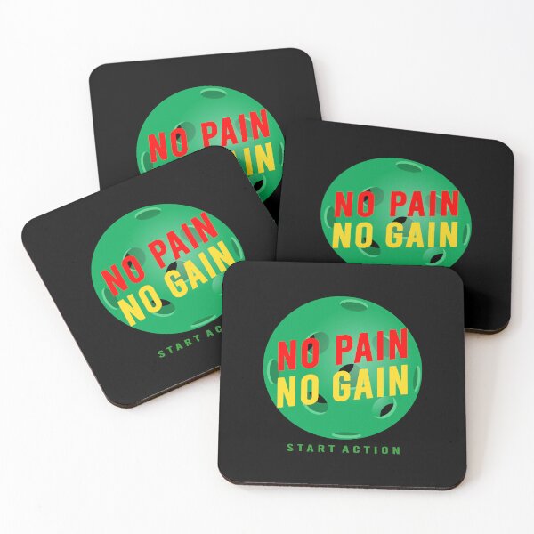 Item preview, Pickleball No pain, no gain designed and sold by YoshiArtDesign.