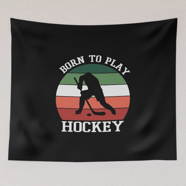 Item preview, Born to play Hockey designed and sold by ArtHavenDesign.